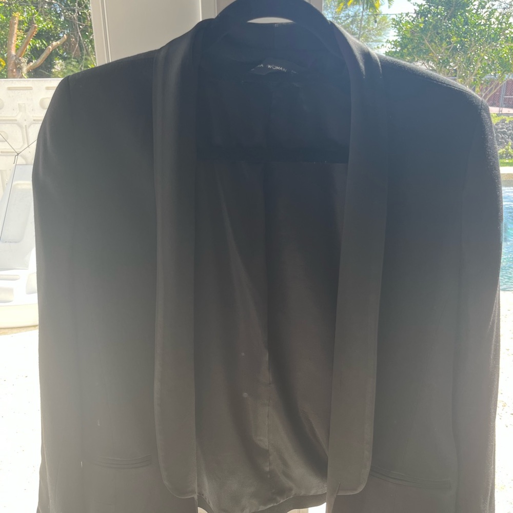 Zara buttonless blazer